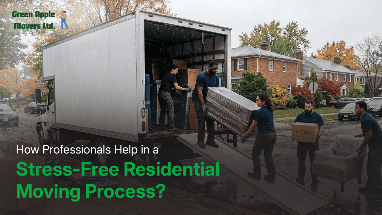 How Professionals Help in a Stress-Free Residential Moving Process?