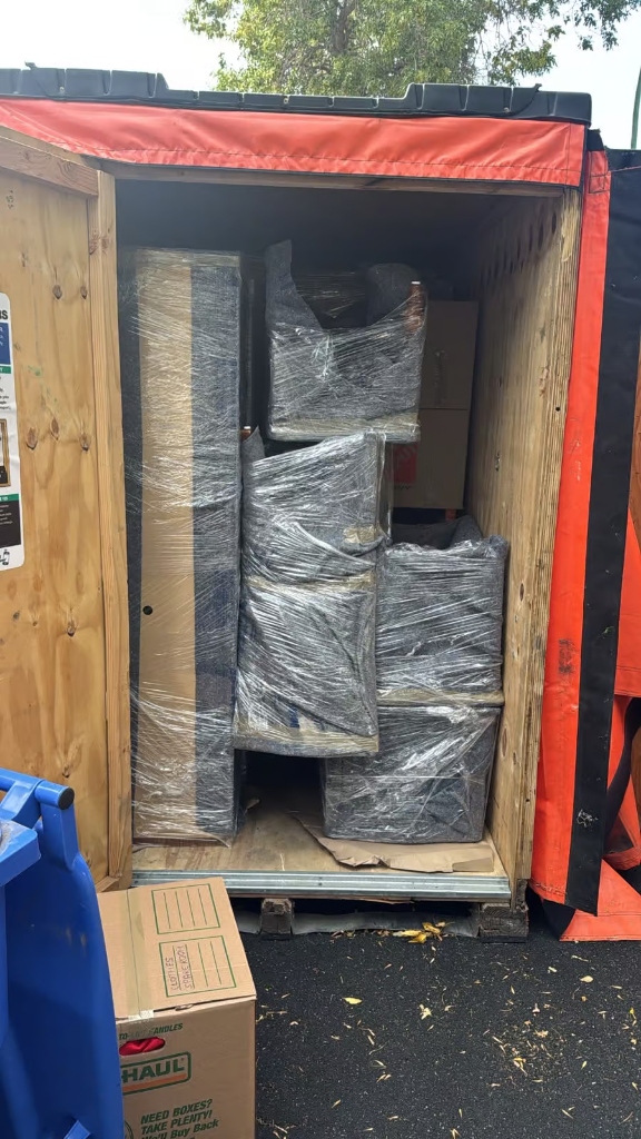 Storage Pod Strategic Loading & U-Haul Boxes